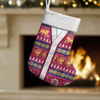 Brisbane Lions Football Christmas Stocking Aboriginal Seamless Cardigan Inspired