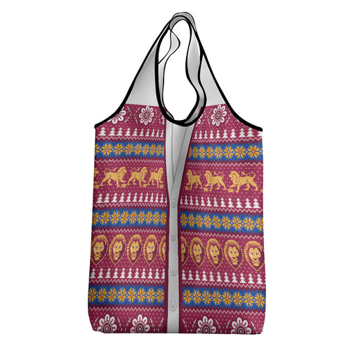 Brisbane Lions Football Christmas Grocery Bag Aboriginal Seamless Cardigan Inspired