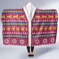 Brisbane Lions Football Christmas Hooded Blanket Aboriginal Seamless Cardigan Inspired