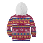 Brisbane Lions Football Christmas Kid Hoodie Aboriginal Seamless Cardigan Inspired