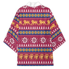 Brisbane Lions Football Christmas Kimono Aboriginal Seamless Cardigan Inspired