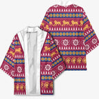 Brisbane Lions Football Christmas Kimono Aboriginal Seamless Cardigan Inspired