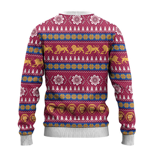 Brisbane Lions Football Christmas Ugly Christmas Sweater Aboriginal Seamless Cardigan Inspired