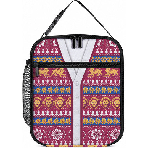 Brisbane Lions Football Christmas Lunch Bag Aboriginal Seamless Cardigan Inspired
