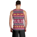 Brisbane Lions Football Christmas Men Tank Top Aboriginal Seamless Cardigan Inspired