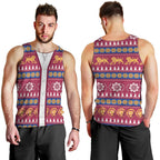Brisbane Lions Football Christmas Men Tank Top Aboriginal Seamless Cardigan Inspired