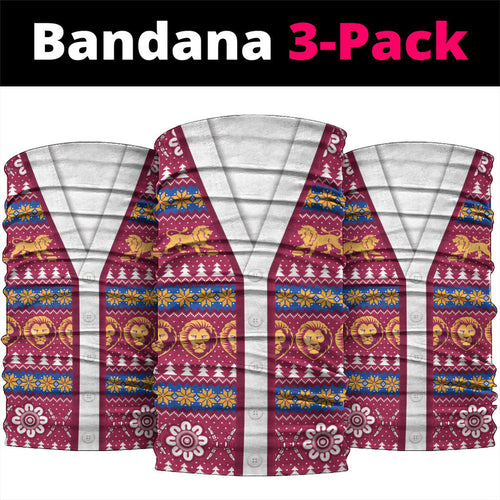 Brisbane Lions Football Christmas Neck Gaiter Aboriginal Seamless Cardigan Inspired