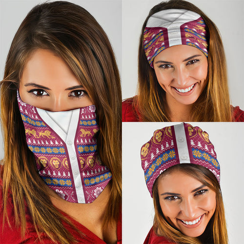 Brisbane Lions Football Christmas Neck Gaiter Aboriginal Seamless Cardigan Inspired