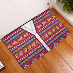 Brisbane Lions Football Christmas Rubber Doormat Aboriginal Seamless Cardigan Inspired