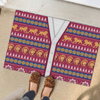 Brisbane Lions Football Christmas Rubber Doormat Aboriginal Seamless Cardigan Inspired
