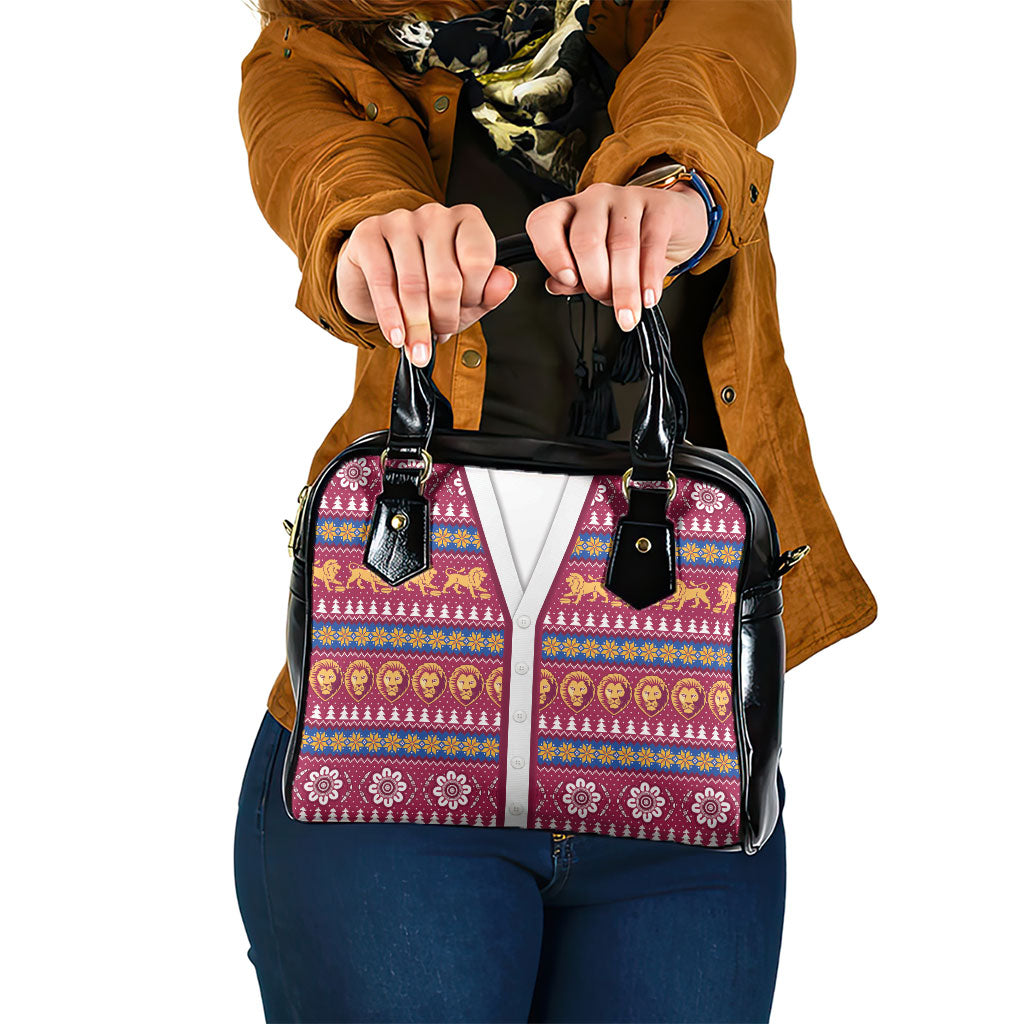 Brisbane Lions Football Christmas Shoulder Handbag Aboriginal Seamless Cardigan Inspired