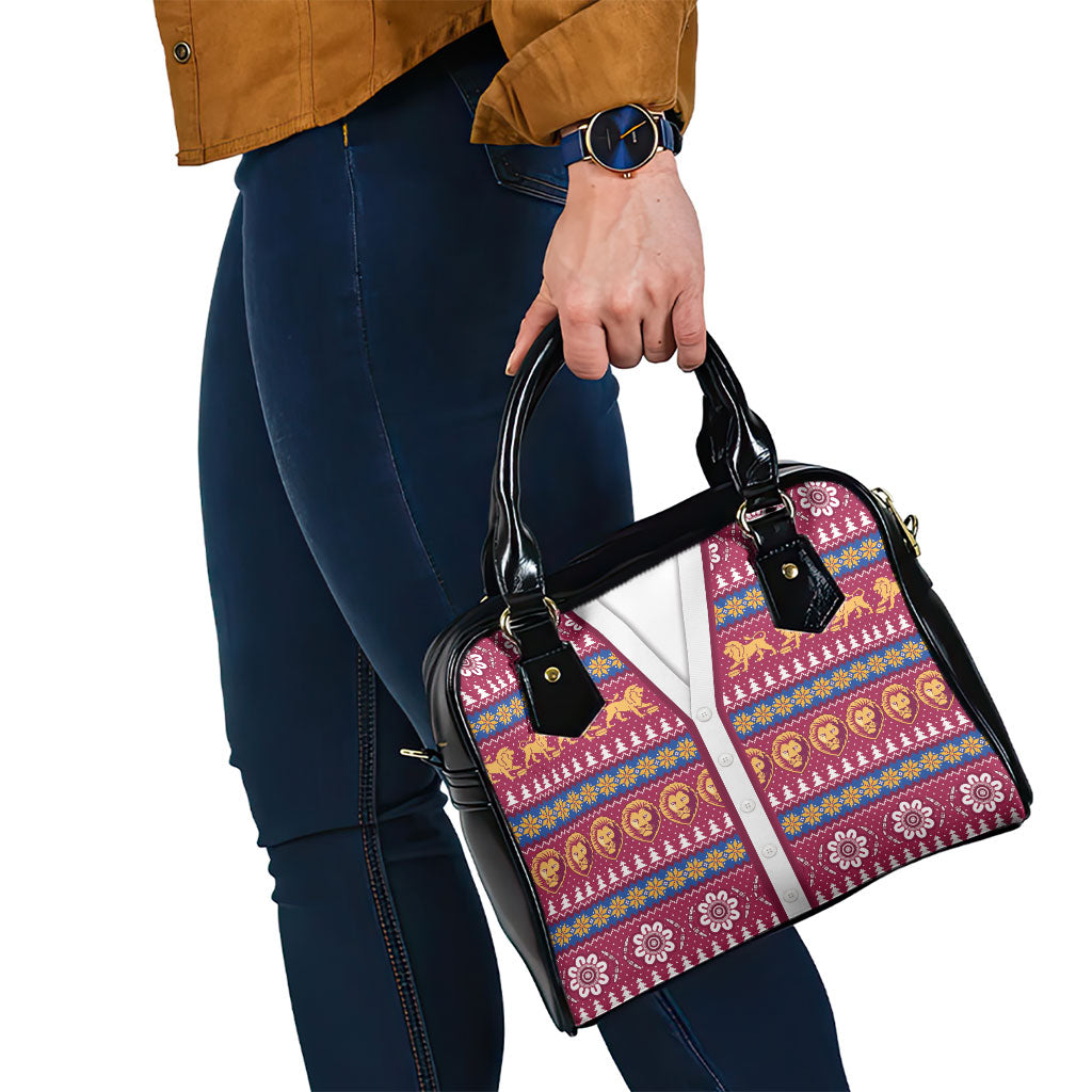 Brisbane Lions Football Christmas Shoulder Handbag Aboriginal Seamless Cardigan Inspired