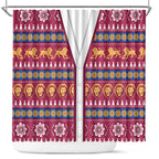 Brisbane Lions Football Christmas Shower Curtain Aboriginal Seamless Cardigan Inspired