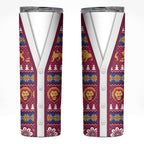 Brisbane Lions Football Christmas Skinny Tumbler Aboriginal Seamless Cardigan Inspired