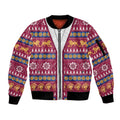 Brisbane Lions Football Christmas Sleeve Zip Bomber Jacket Aboriginal Seamless Cardigan Inspired