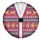 Brisbane Lions Football Christmas Spare Tire Cover Aboriginal Seamless Cardigan Inspired