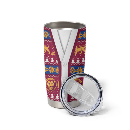 Brisbane Lions Football Christmas Tumbler Cup Aboriginal Seamless Cardigan Inspired
