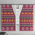 Brisbane Lions Football Christmas Window Curtain Aboriginal Seamless Cardigan Inspired
