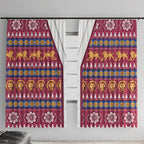 Brisbane Lions Football Christmas Window Curtain Aboriginal Seamless Cardigan Inspired