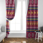 Brisbane Lions Football Christmas Window Curtain Aboriginal Seamless Cardigan Inspired