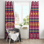 Brisbane Lions Football Christmas Window Curtain Aboriginal Seamless Cardigan Inspired