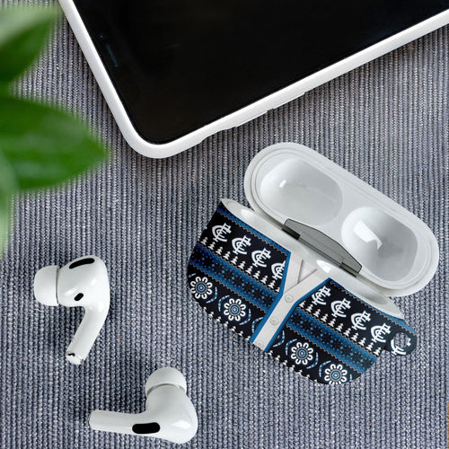 Blues Football Christmas AirPods Case Aboriginal Seamless Cardigan Inspired