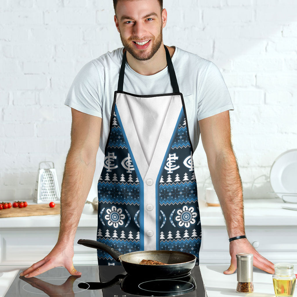 Blues Football Christmas Apron Aboriginal Seamless Cardigan Inspired