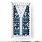Blues Football Christmas Baby Bed Cover Aboriginal Seamless Cardigan Inspired