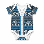 Blues Football Christmas Baby Onesie Aboriginal Seamless Cardigan Inspired
