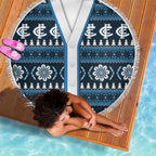 Blues Football Christmas Beach Blanket Aboriginal Seamless Cardigan Inspired