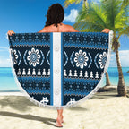 Blues Football Christmas Beach Blanket Aboriginal Seamless Cardigan Inspired