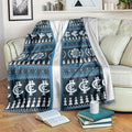 Blues Football Christmas Blanket Aboriginal Seamless Cardigan Inspired