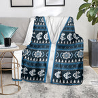 Blues Football Christmas Blanket Aboriginal Seamless Cardigan Inspired