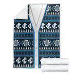Blues Football Christmas Blanket Aboriginal Seamless Cardigan Inspired