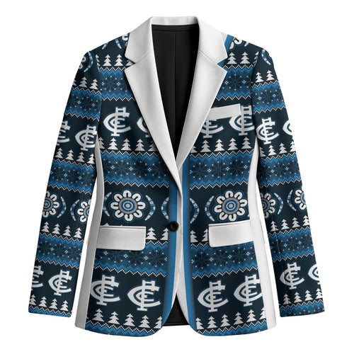 Blues Football Christmas Blazer Aboriginal Seamless Cardigan Inspired