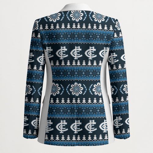 Blues Football Christmas Blazer Aboriginal Seamless Cardigan Inspired