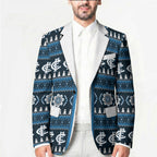 Blues Football Christmas Blazer Aboriginal Seamless Cardigan Inspired
