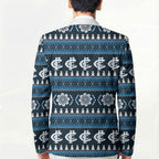 Blues Football Christmas Blazer Aboriginal Seamless Cardigan Inspired