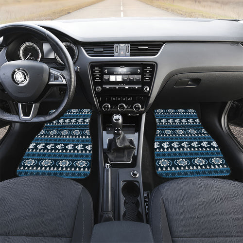 Blues Football Christmas Car Mats Aboriginal Seamless Cardigan Inspired