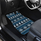 Blues Football Christmas Car Mats Aboriginal Seamless Cardigan Inspired