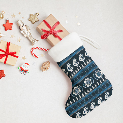 Blues Football Christmas Stocking Aboriginal Seamless Cardigan Inspired