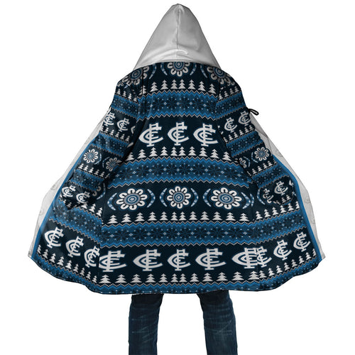 Blues Football Christmas Cloak Aboriginal Seamless Cardigan Inspired