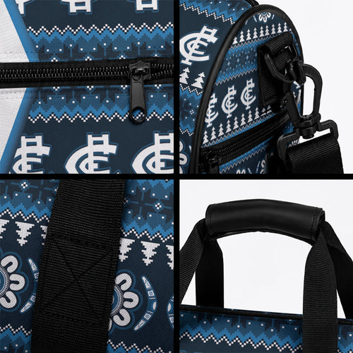 Blues Football Christmas Duffle Bag Aboriginal Seamless Cardigan Inspired