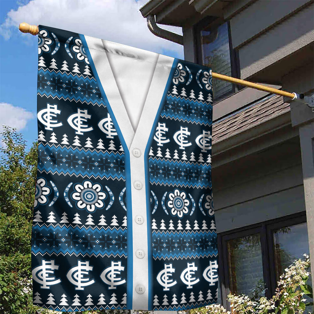 Blues Football Christmas Garden Flag Aboriginal Seamless Cardigan Inspired