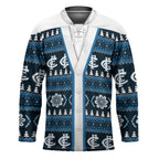 Blues Football Christmas Hockey Jersey Aboriginal Seamless Cardigan Inspired