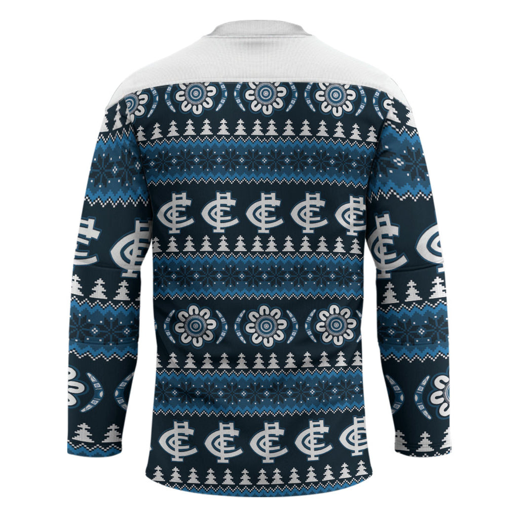Blues Football Christmas Hockey Jersey Aboriginal Seamless Cardigan Inspired