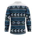 Blues Football Christmas Hockey Jersey Aboriginal Seamless Cardigan Inspired