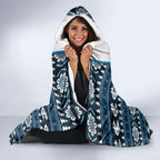 Blues Football Christmas Hooded Blanket Aboriginal Seamless Cardigan Inspired