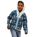 Blues Football Christmas Kid Hoodie Aboriginal Seamless Cardigan Inspired
