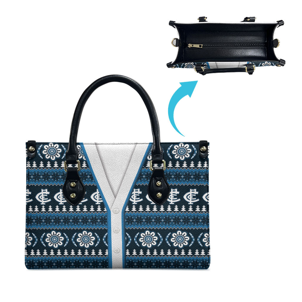 Blues Football Christmas Leather Bag Aboriginal Seamless Cardigan Inspired